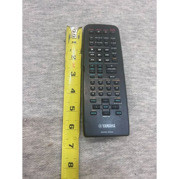 Yamaha Stereo AV Wireless Remote Control Black Model # RAV300 / WA22030 - Picture 5 of 6